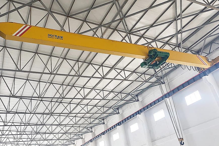 10 ton LDC type single girder overhead crane in Turkmenistan