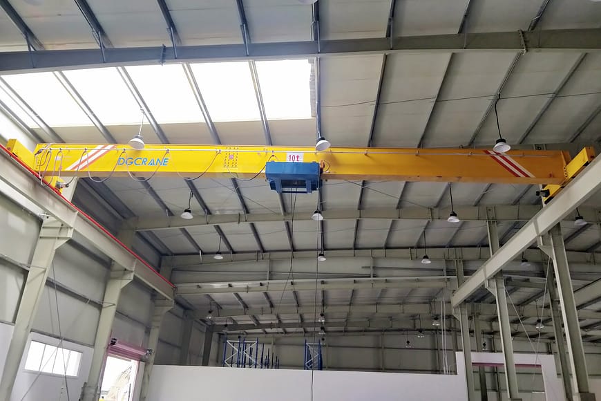 10ton LDC type single girder overhead crane in Qatar 1