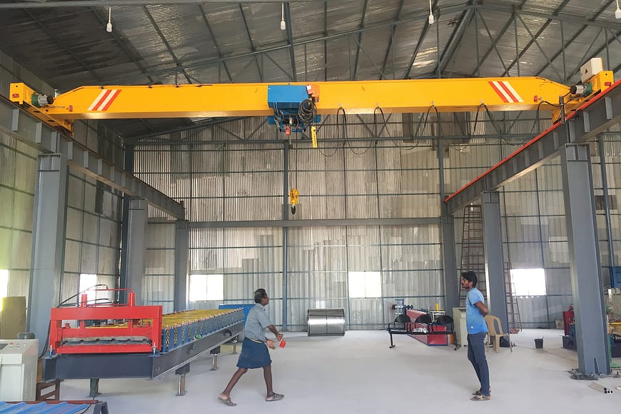 5Ton LDC type single girder overhead crane in India 1