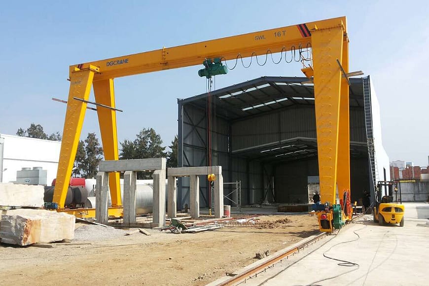 Single girder gantry crane 4