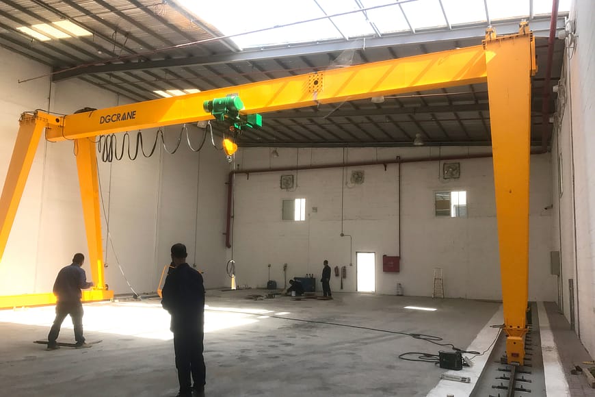 Single girder gantry crane 9