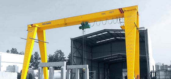 Single girder gantry cranes
