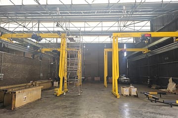 γερανός ατσάλινων σκελετών Νότια Αφρική