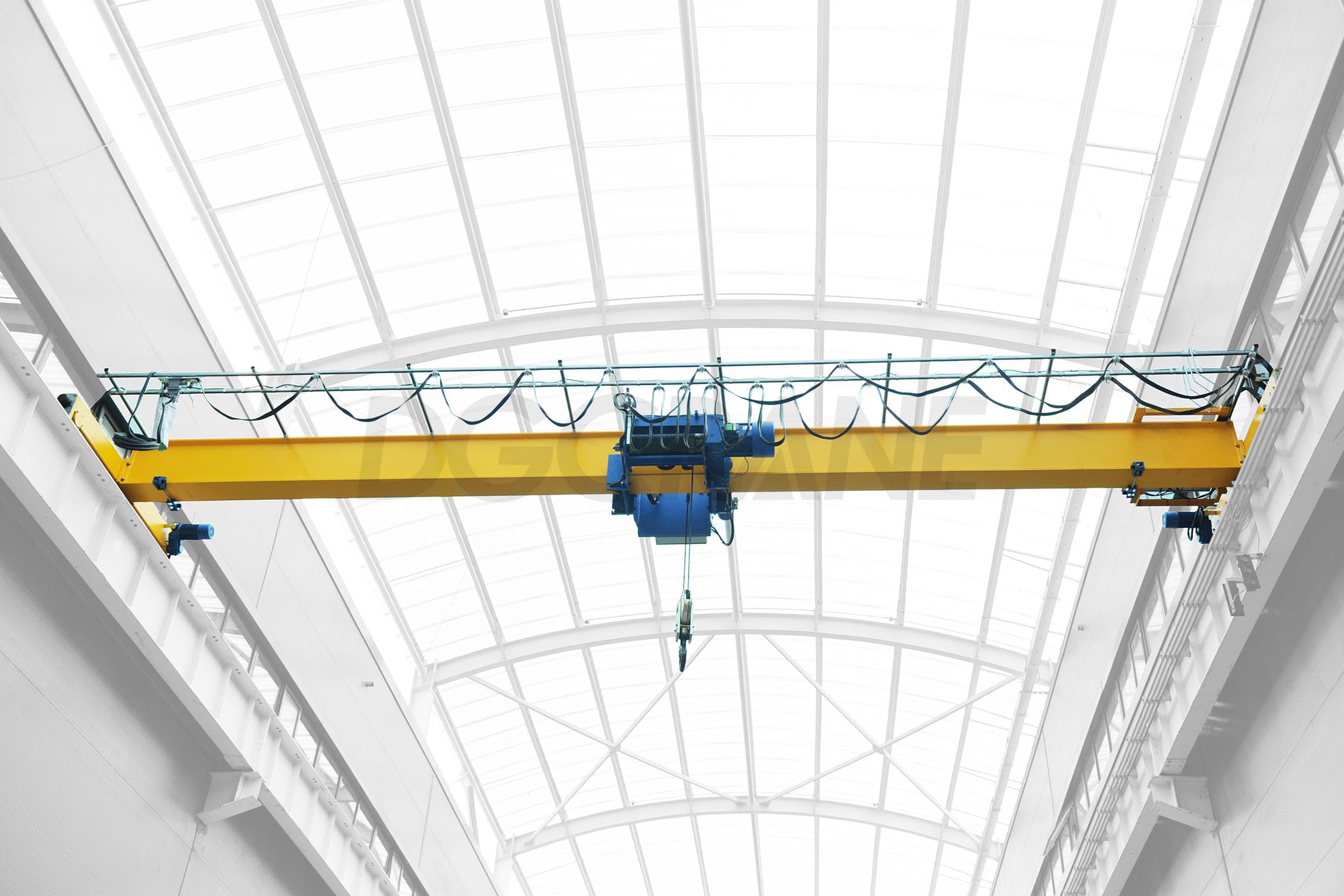 1.single girder overhead crane