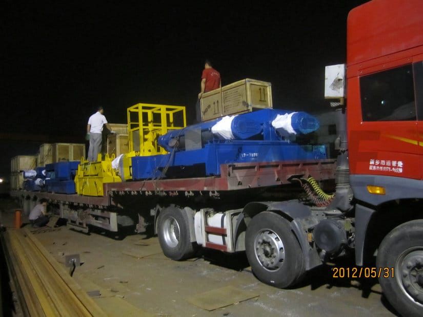 Nigeria double girder overhead cranes