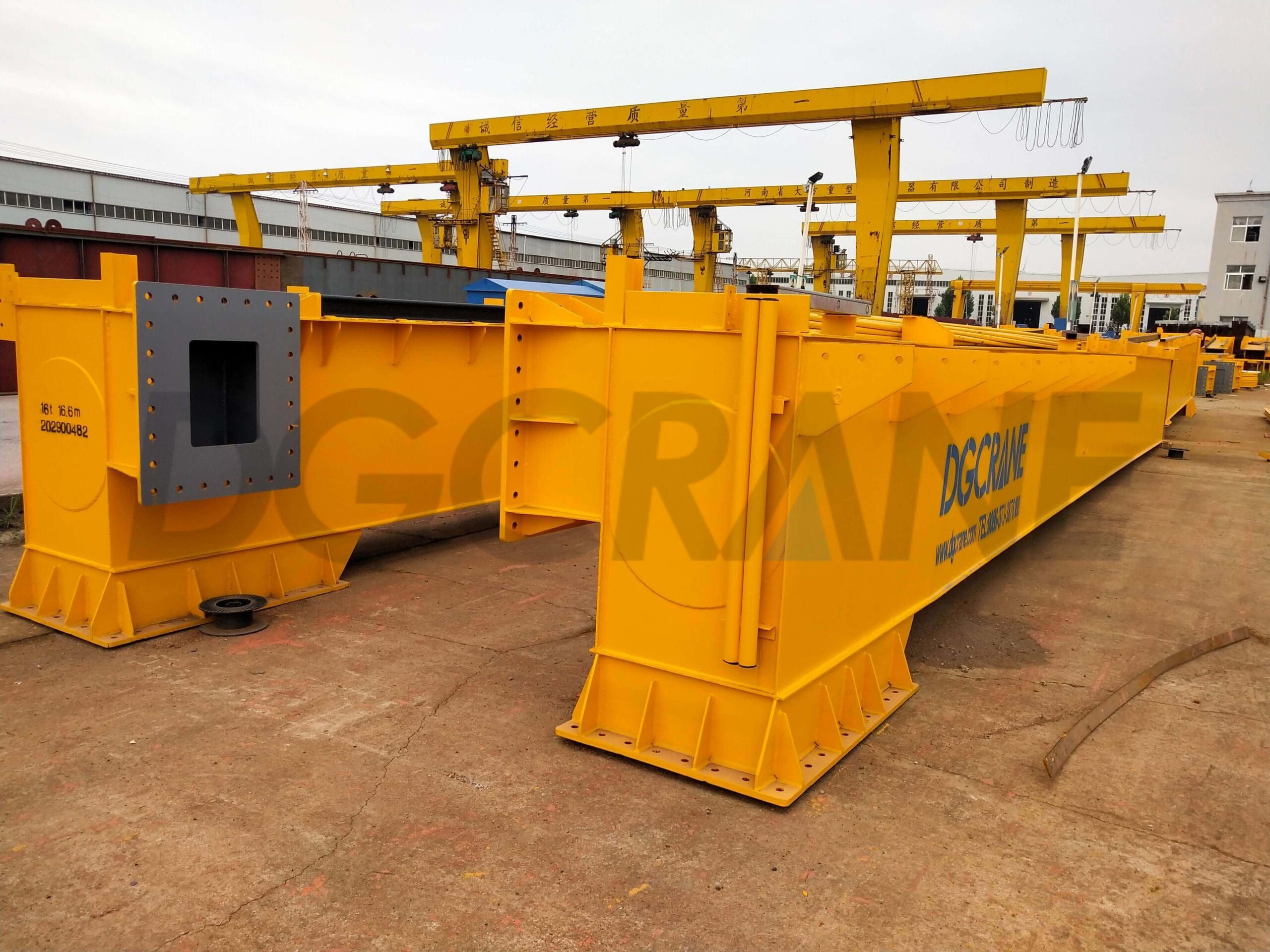 Main beams of double girder gantry crane scaled