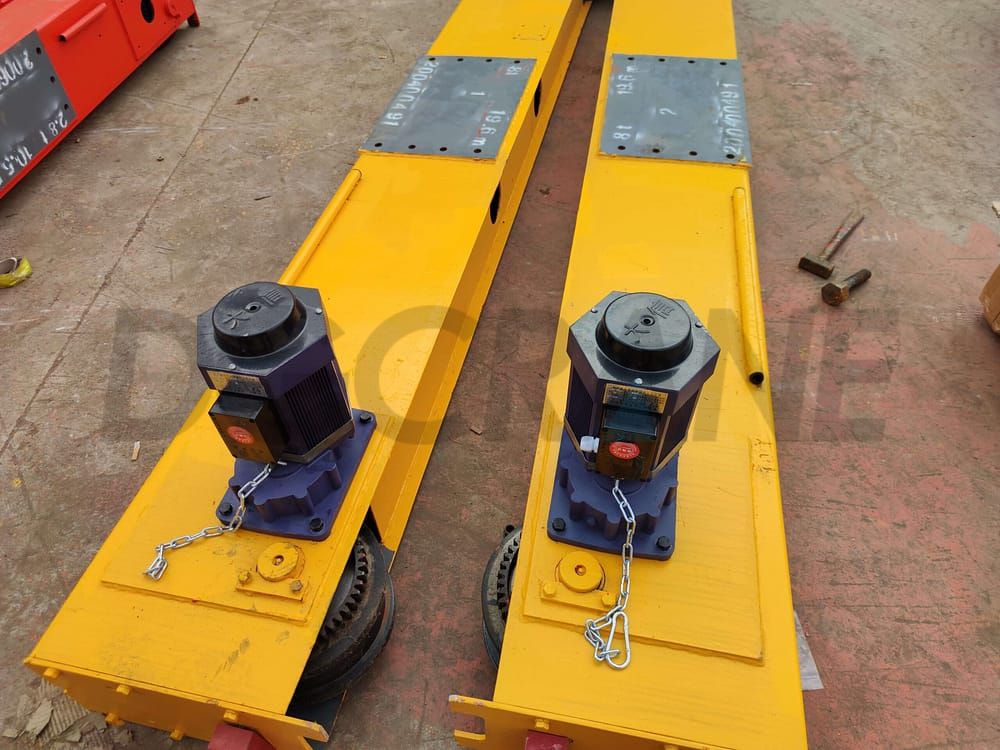 single girder overhead crane exported to Uruguay 3 scaled