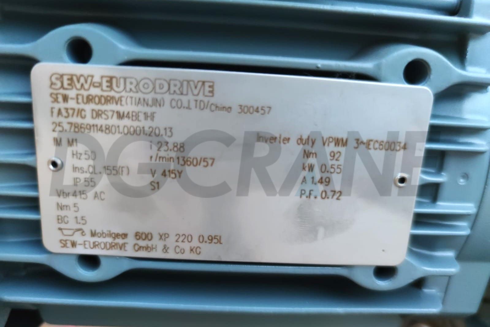 Crane long traveling motors