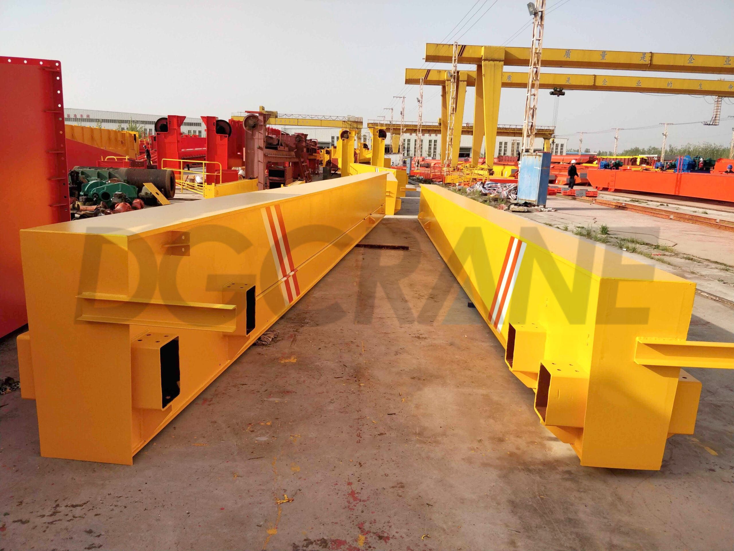 Ekspor derek gantry girder tunggal ke Peru 2 skala