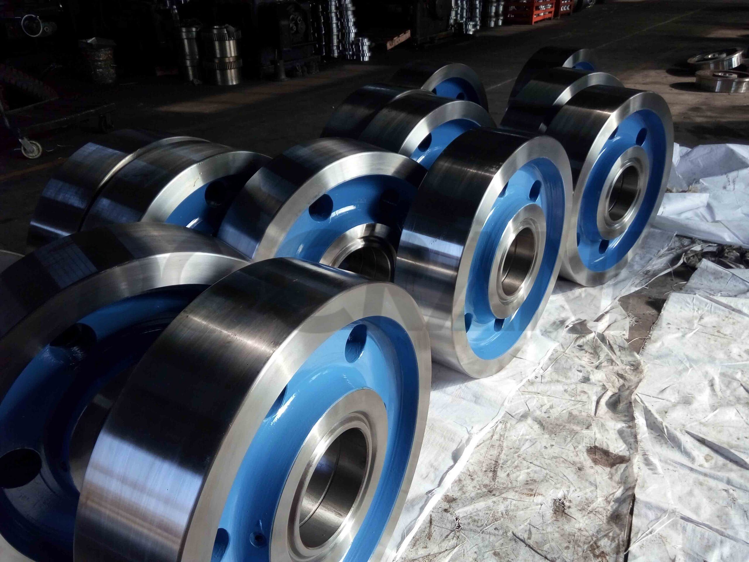 15sets O850mm Crane Wheels For Sale To Singapore Dgcrane