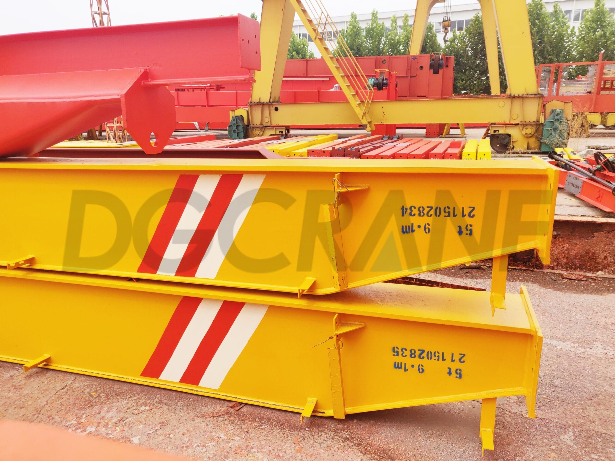 5t S9.1m single girder overhead crane main girder scaled