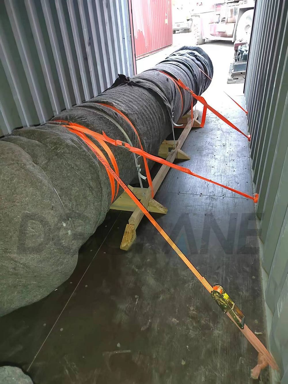 reinforcement container loading