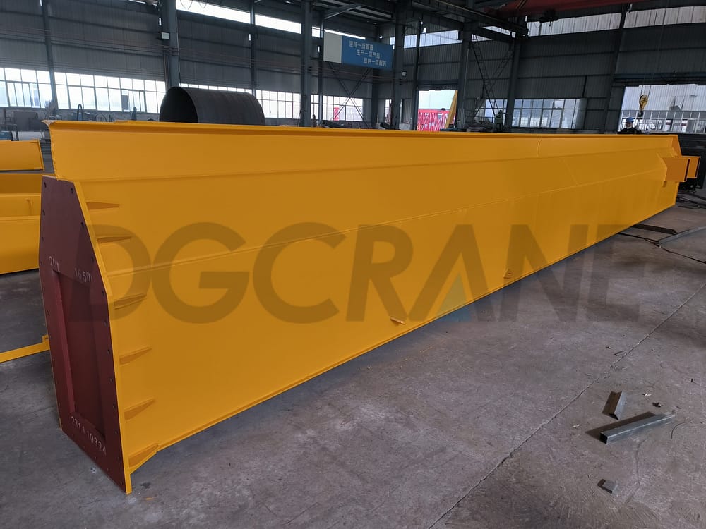 mhimili mkuu wa korongo wa tani 20 wa girder moja iliyopimwa