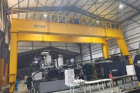 MG 100t Çift Kirişli Portal Vinç Biten montaj fotoğrafı1 1