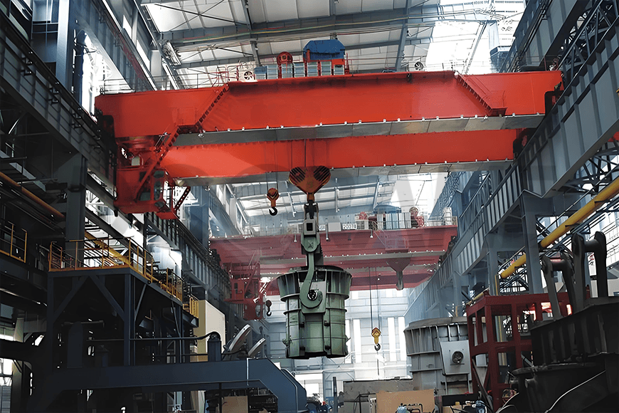 鋳造工場向け YZ 取鍋ハンドリングクレーン: 溶融金属を持ち上げる安全