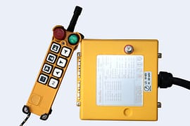 Pushbutton Type Crane Wireless Remote Controls menu