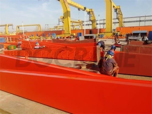 Cases2 Two Sets of Low Headroom Gantry Cranes Delivered to the Philippines watermarked