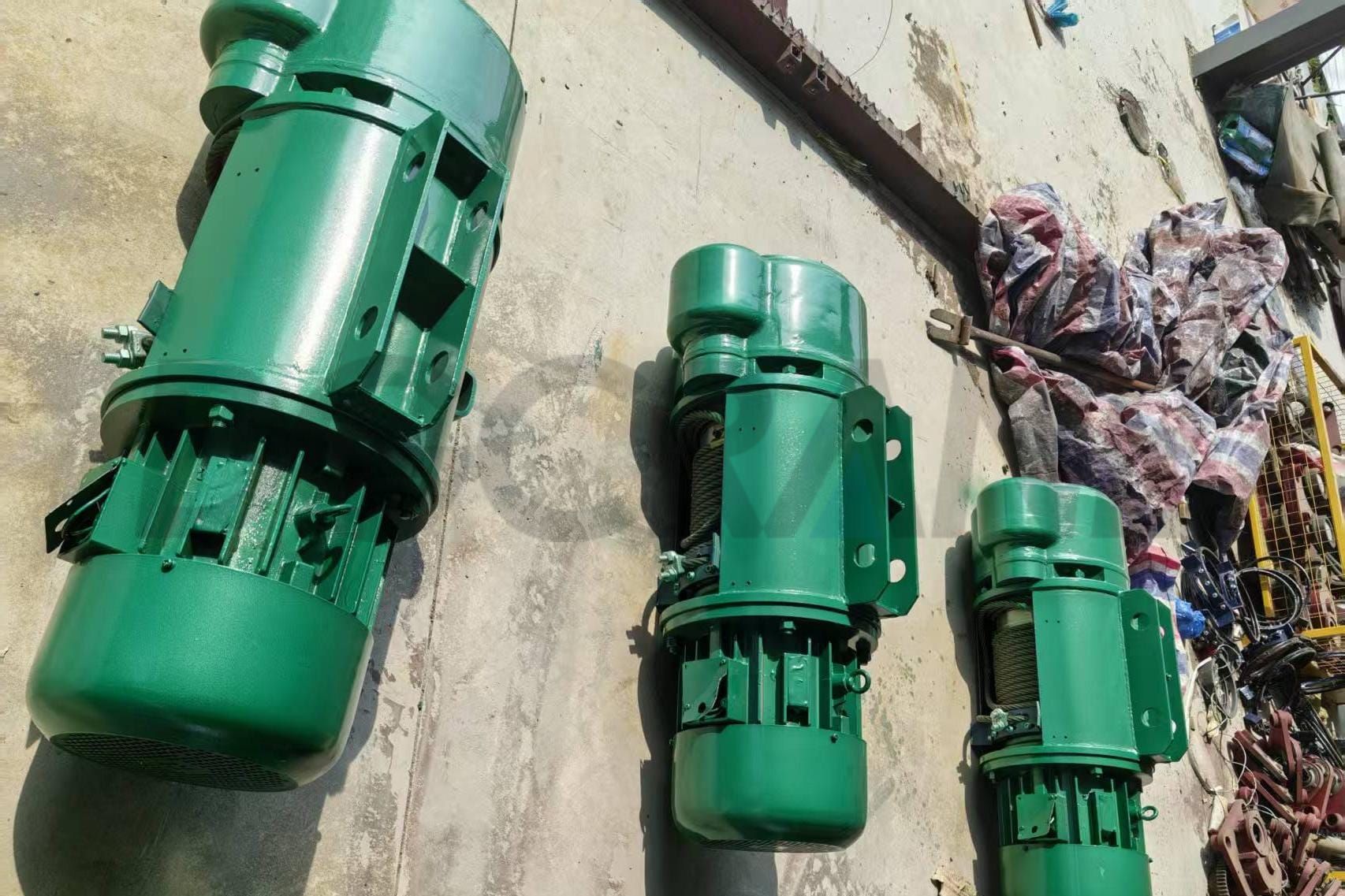 Kerekan tali kawat listrik 5 ton