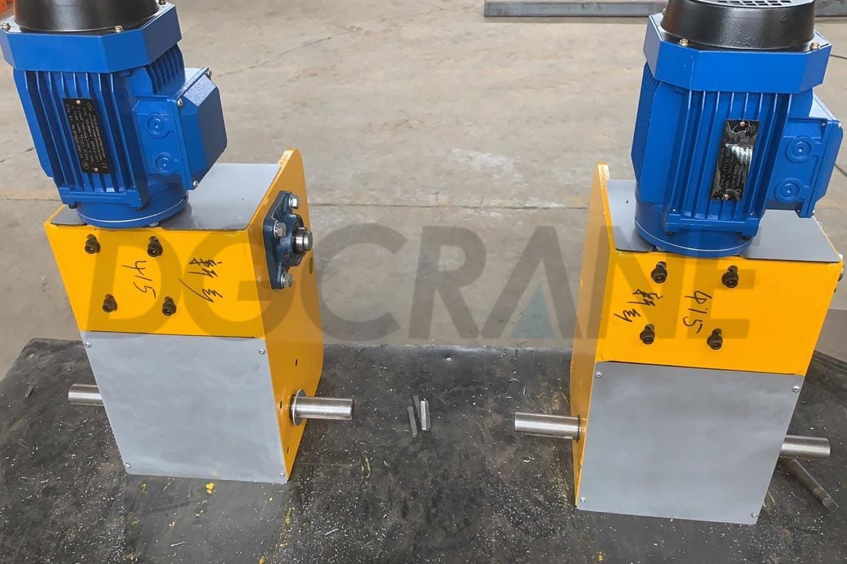 Motor perjalanan derek dari derek gantry mini listrik 3t sepenuhnya