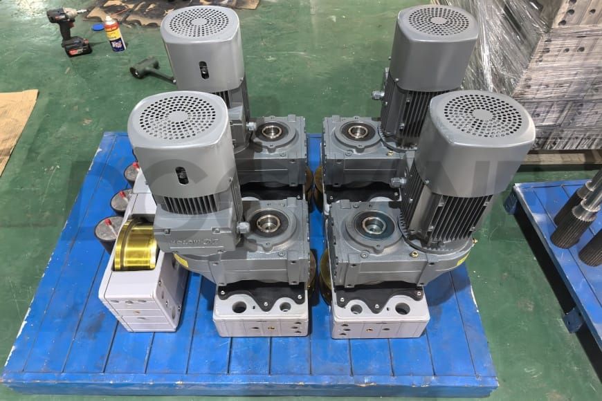 Imágenes terminadas de bloques de ruedas y accesorios DRS200 2