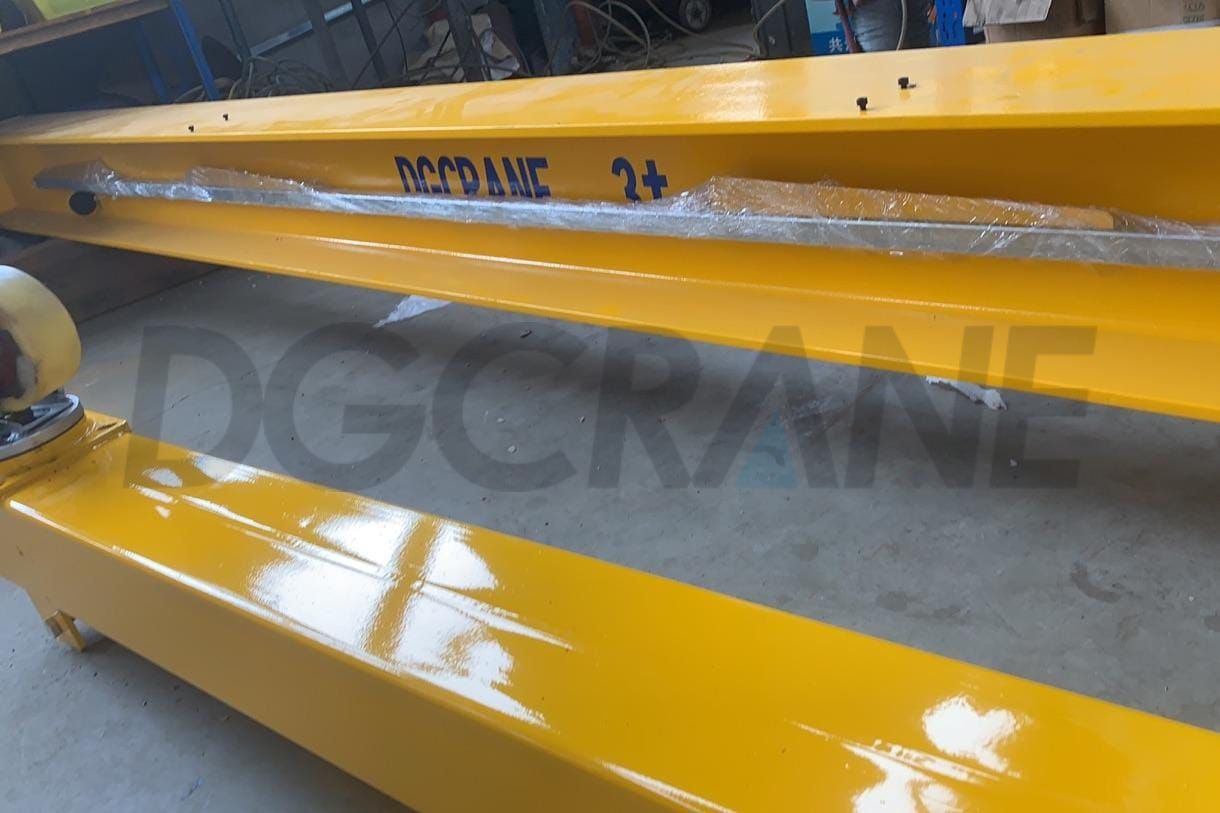 Balok utama dan balok tanah dari 3t mini gantry crane listrik sepenuhnya