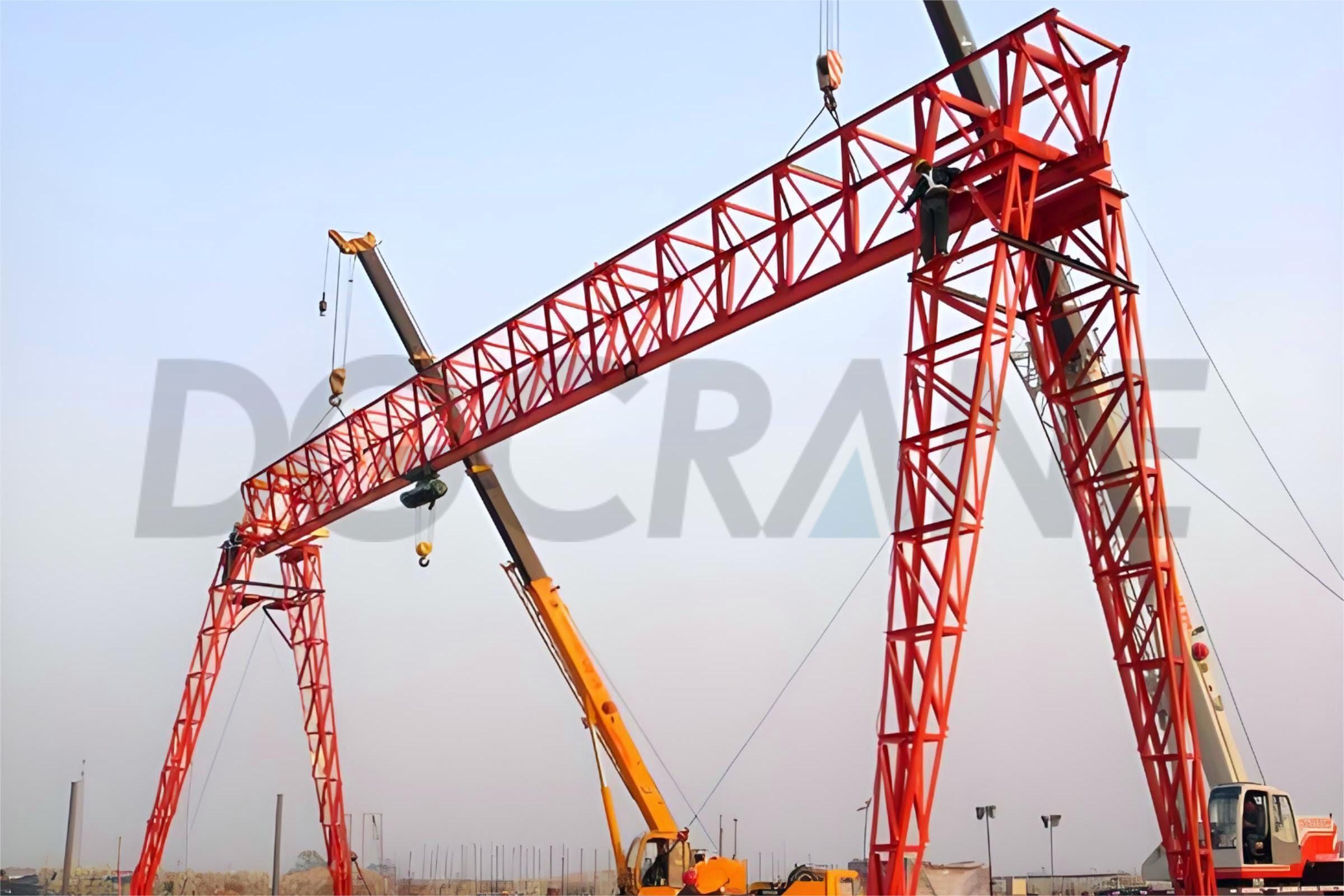 derek gantry girder tunggal rangka