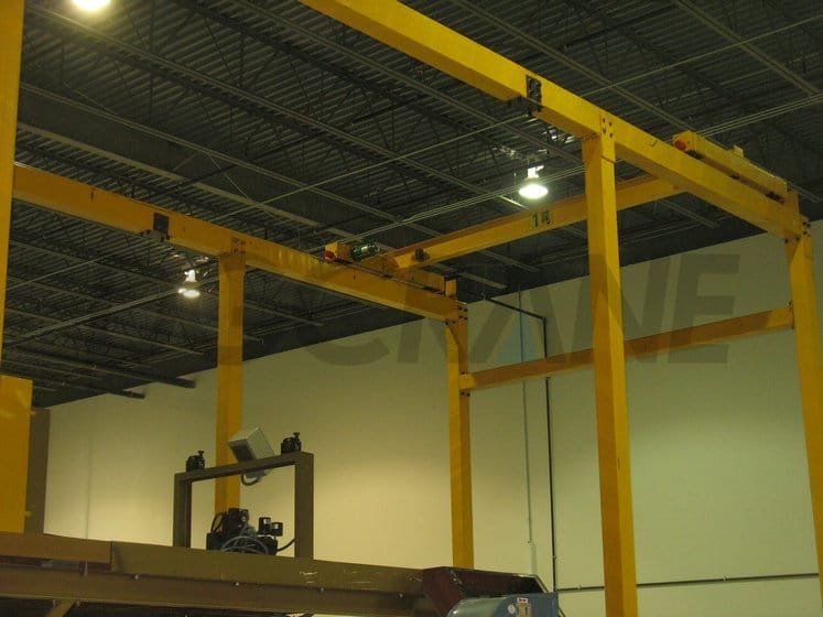 1t single girder usakinishaji juu ya crane na kuwaagiza 1 watermarked