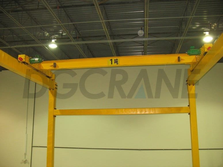 1t single girder usakinishaji juu ya crane na kuwaagiza 2 watermarked