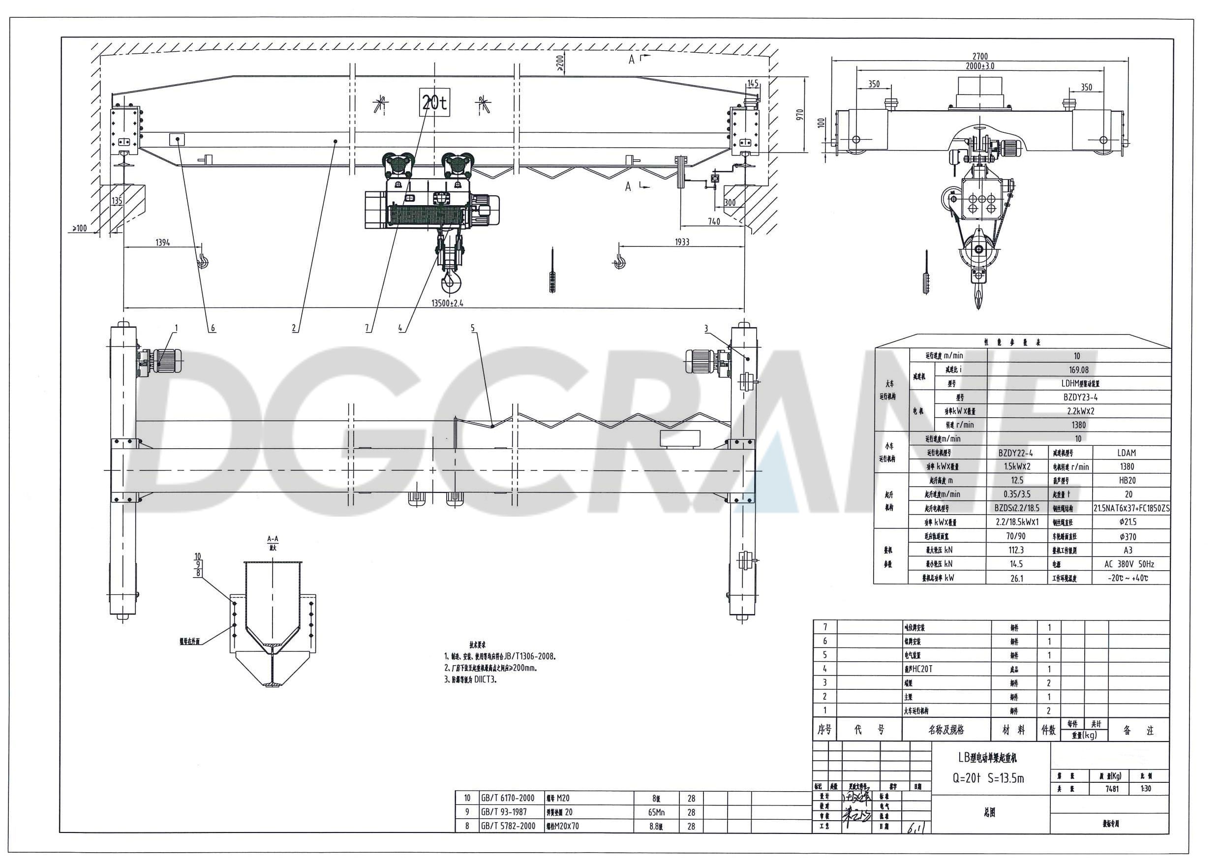 LB explosion proof overhead crane cases2