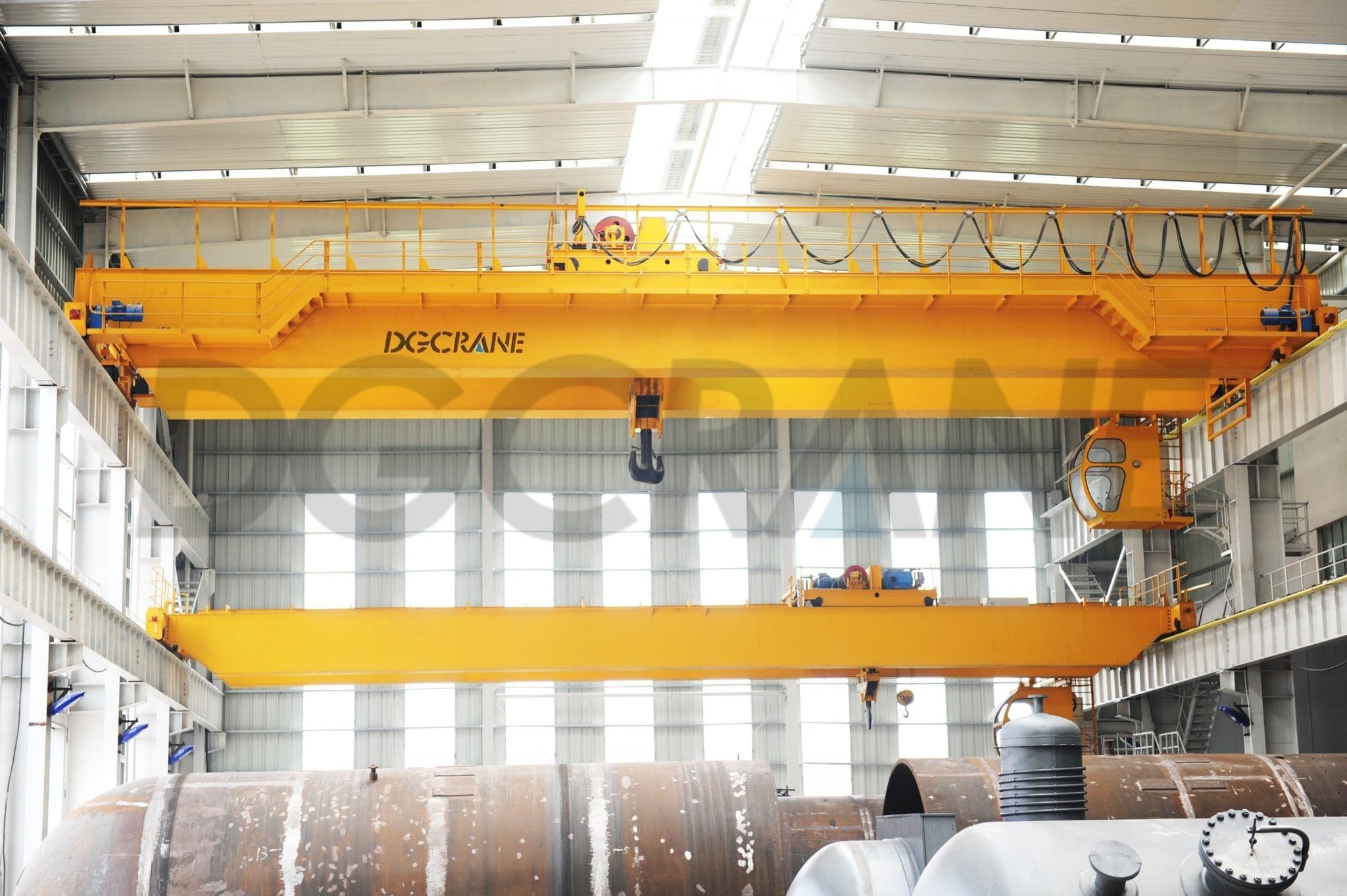 QD Double Girder Overhead Crane iliyotiwa alama