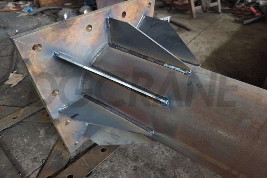 Pelat Kolom Jib Crane