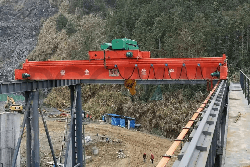 LH Type Double Girder Overhead Crane with Hoist Trolley 2