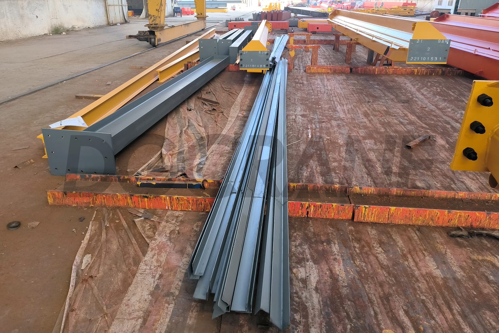 cases3 5 Ton Free Standing Workstation Overhead Crane Exported to Tajikistan 6 watermarked