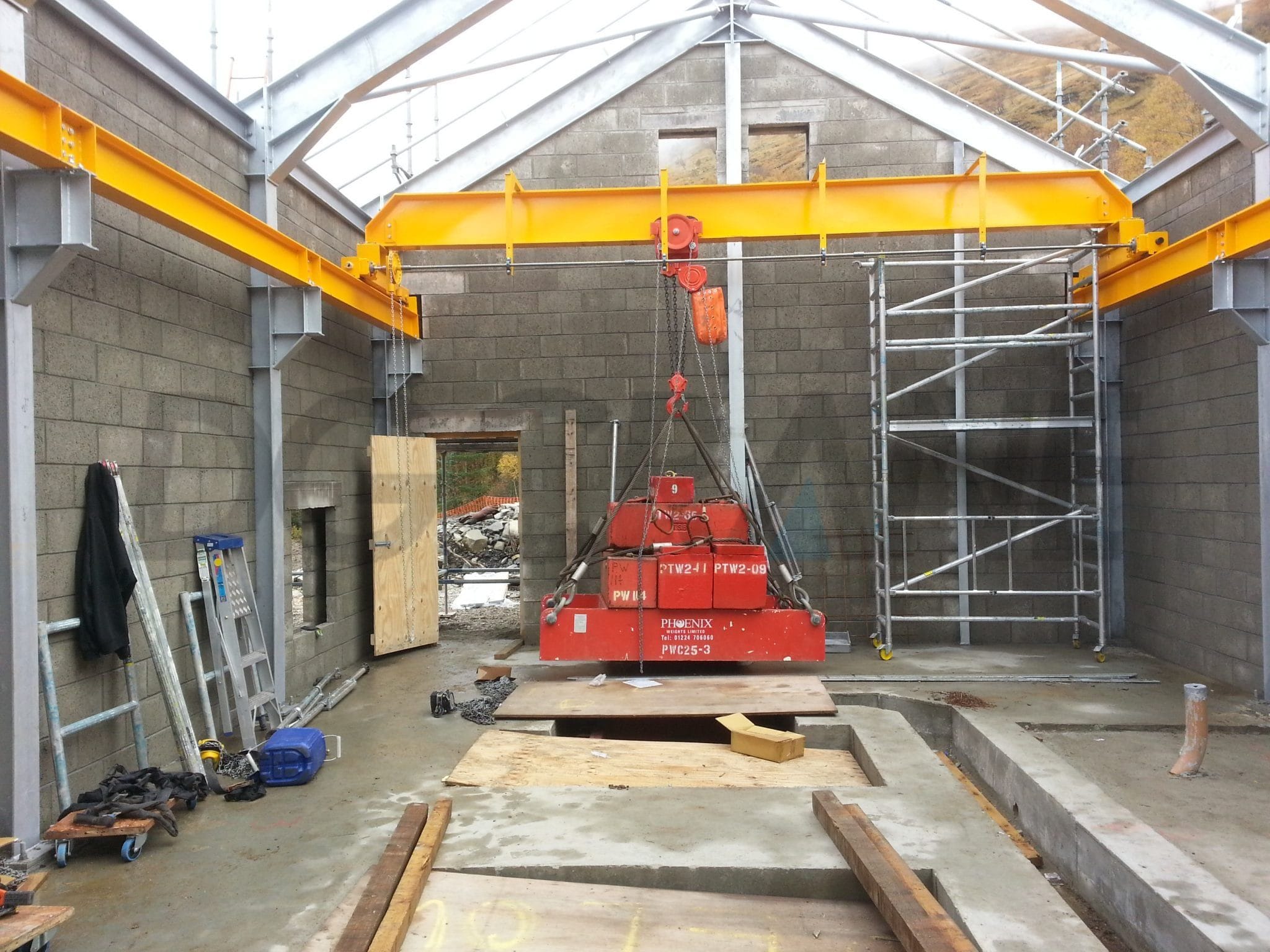 manual single girder overhead crane watermarked