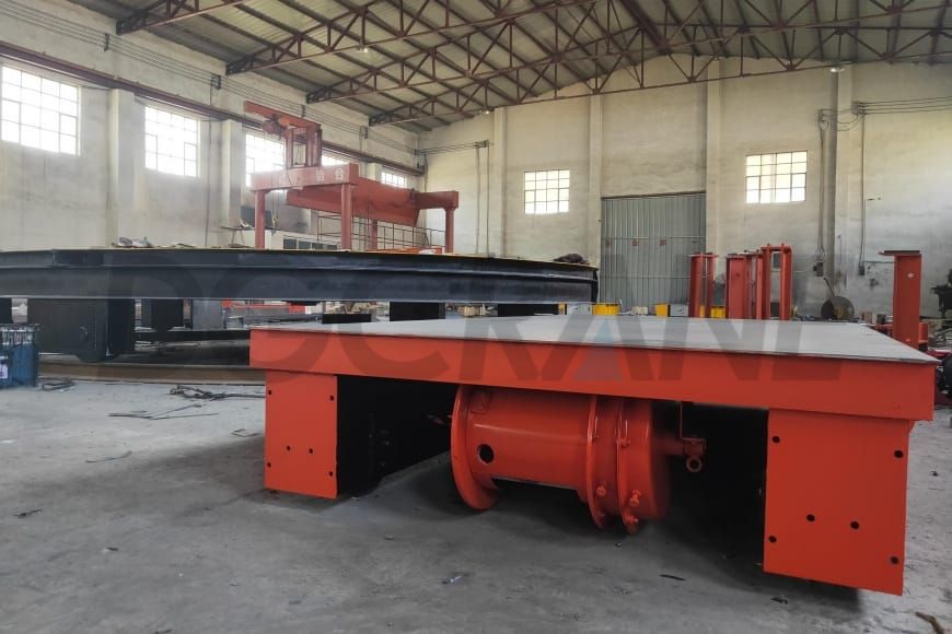 10 Ton Cable Drum Powered Rail Transfer Cart1
