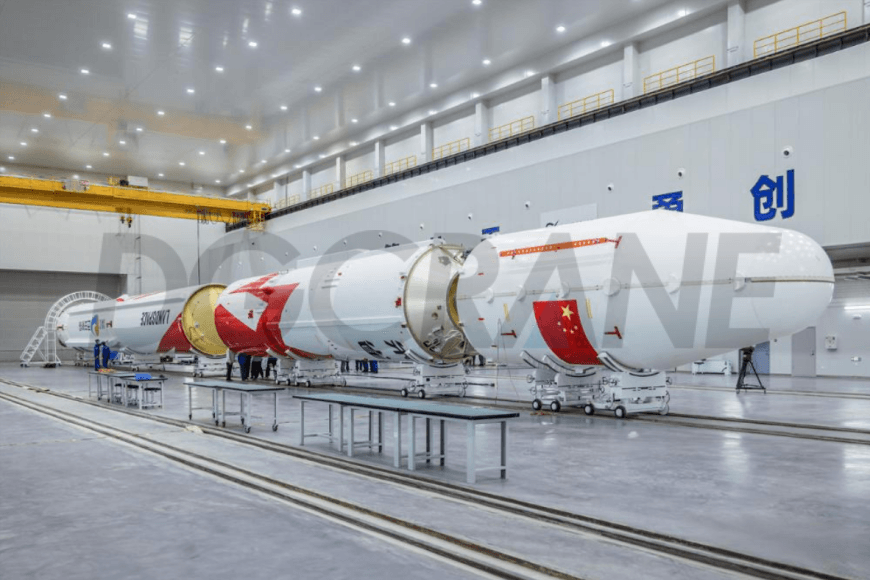 FEM Standard Double Girder Overhead Crane Rocket Manufacturing3