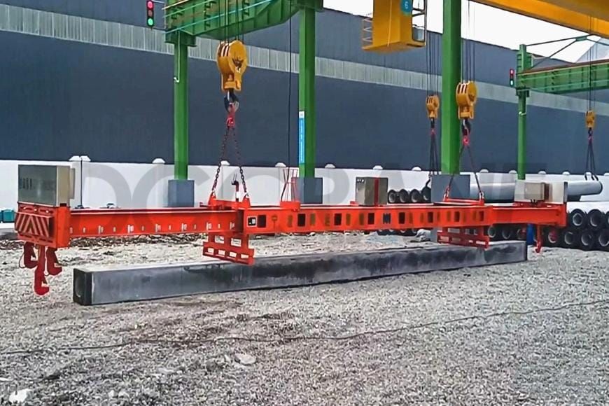 Finished Concrete Pipe Pile Lifting Spreader3