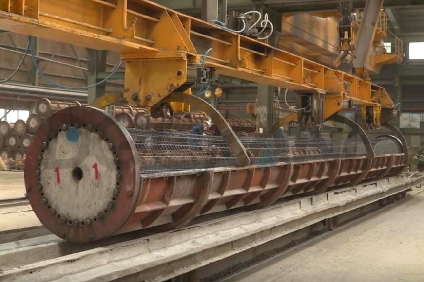 Mold Handling Spreader for Concrete Pile Precast Workshop3