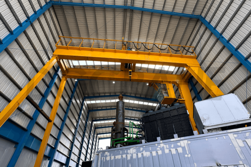 Non Cantilever Gantry Crane 40t Double Girder Gantry Crane Imewasilishwa Nigeria