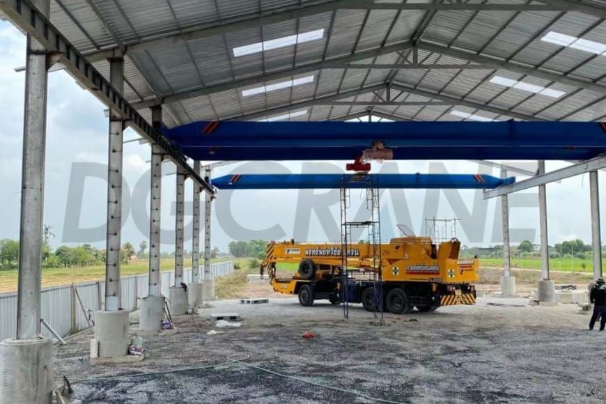 Overhead Crane Cement Products Lifting and Handling Project