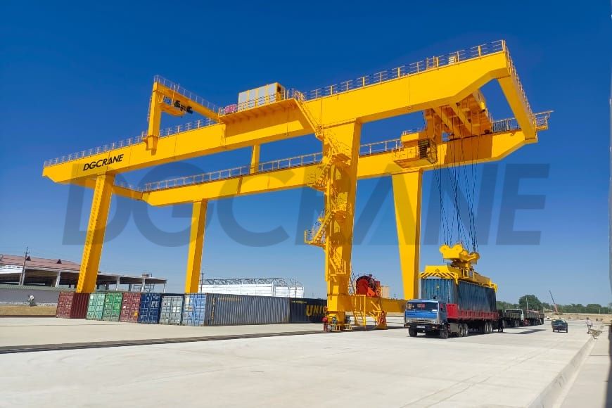 Gantry Crane ya Kontena Iliyowekwa Reli