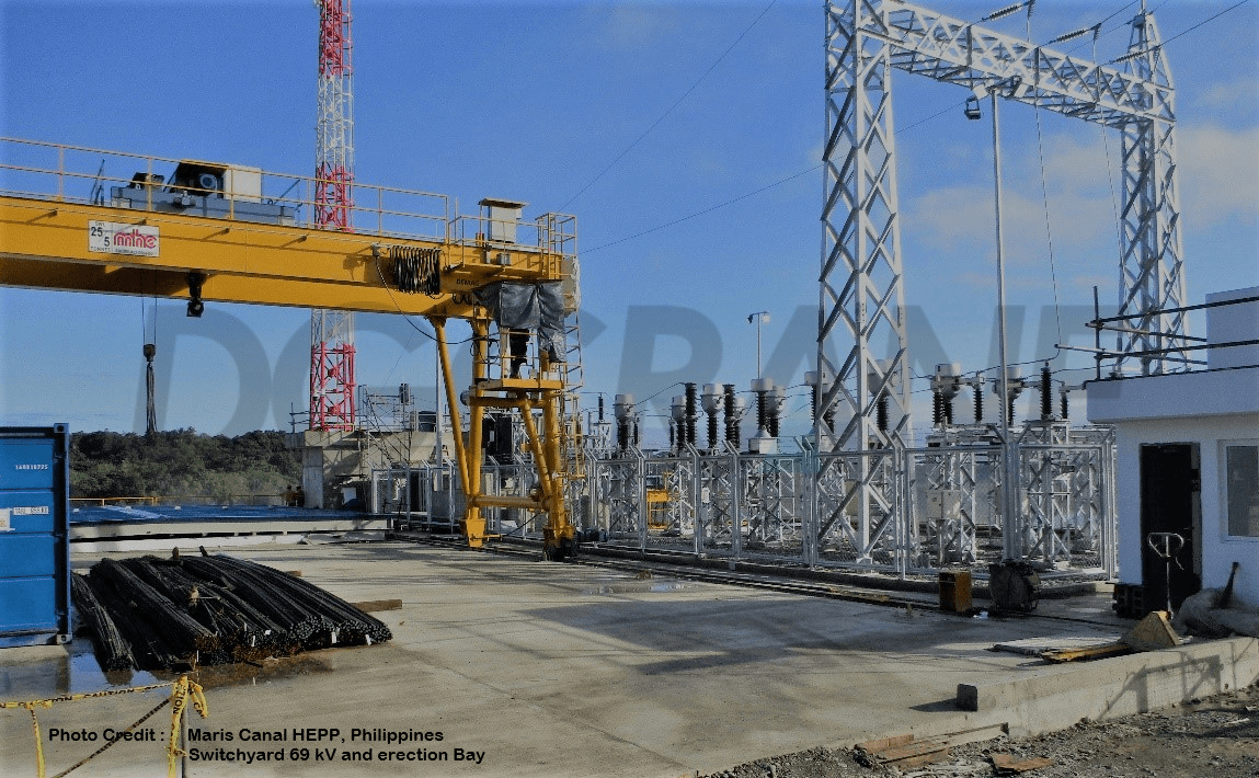 Renewable Energy in the Philippines 8.5 MW Maris Canal Hydro Project Double Girder Gantry Crane