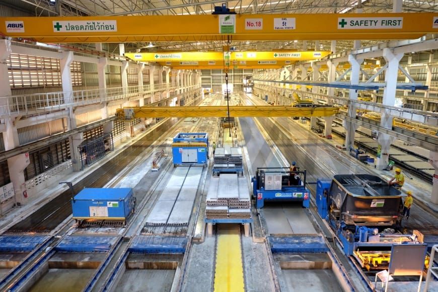 Transportation of Precast Concrete Components in Thailand
