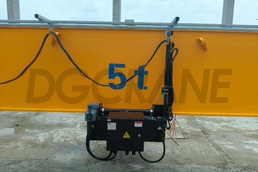 Kesi 2 Seti 4 za Cranes za HD Single Girder Overhead Zilizosafirishwa hadi Indonesia 3