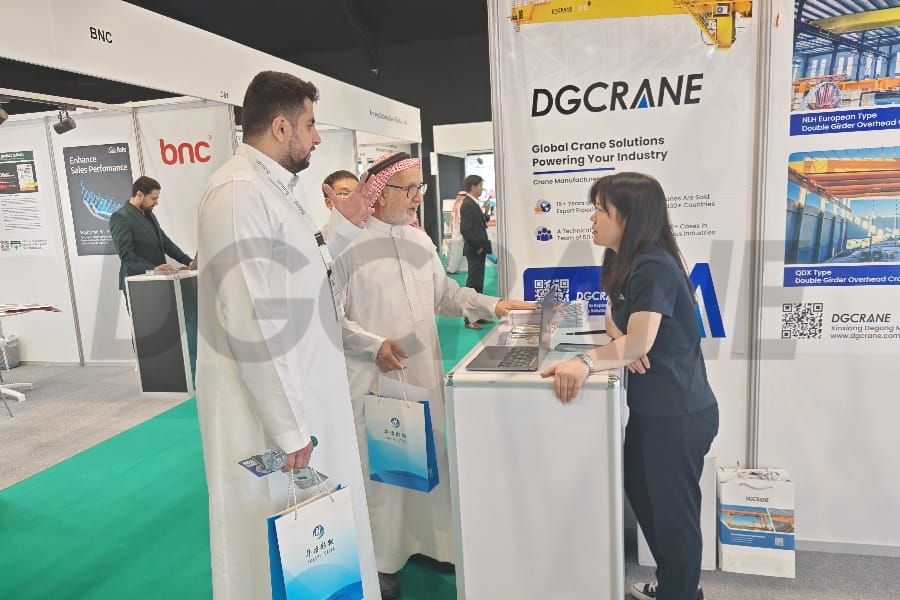 DGCRANE di Pameran Teknik dan Pertambangan Saudi 2025 4