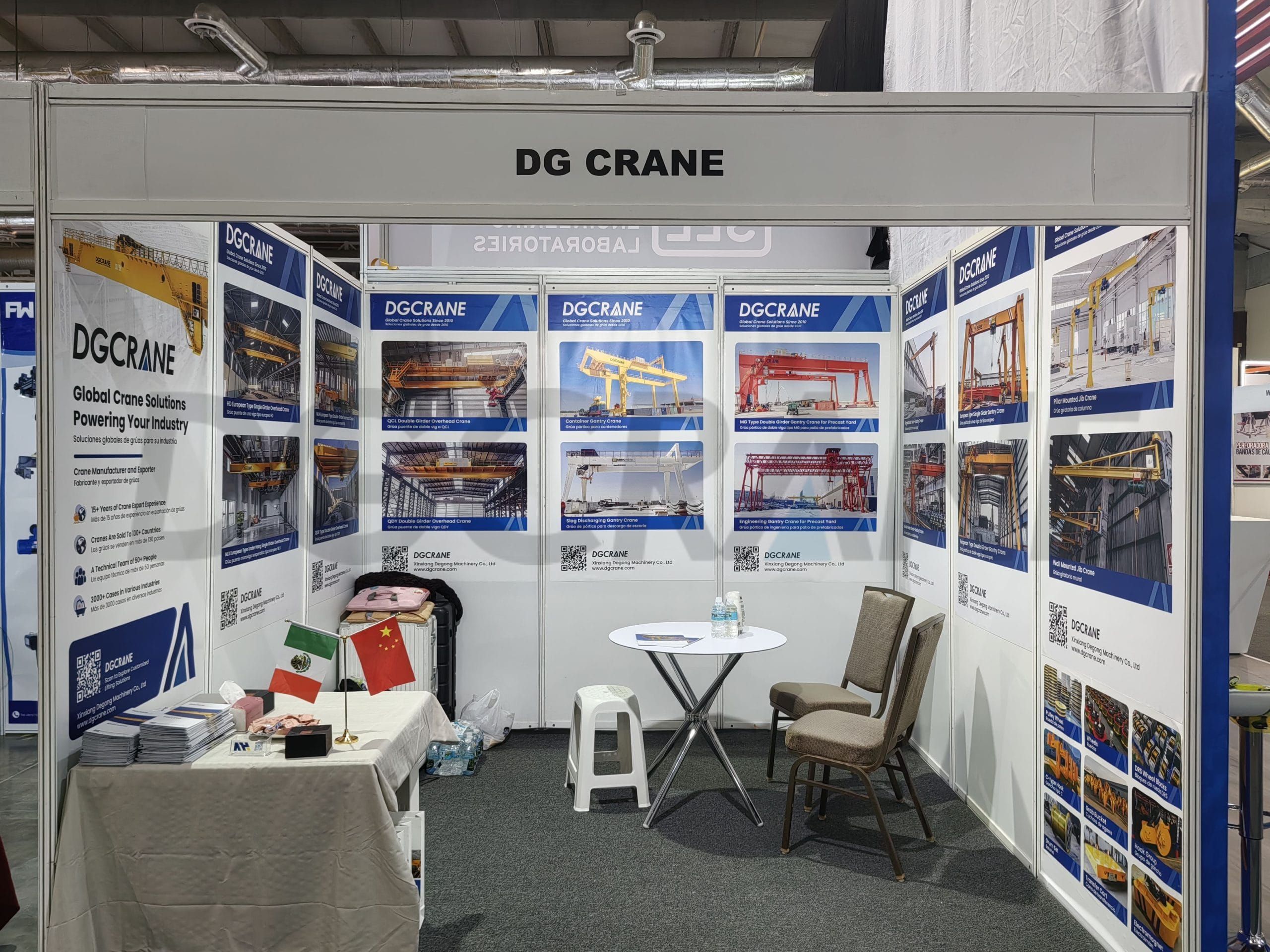 DGCRANE en la feria minera de México a escala