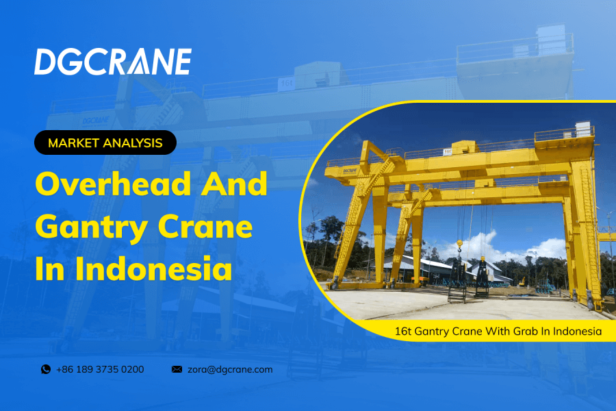 Juu na Gantry Crane nchini Indonesia iliwekwa alama 1 1