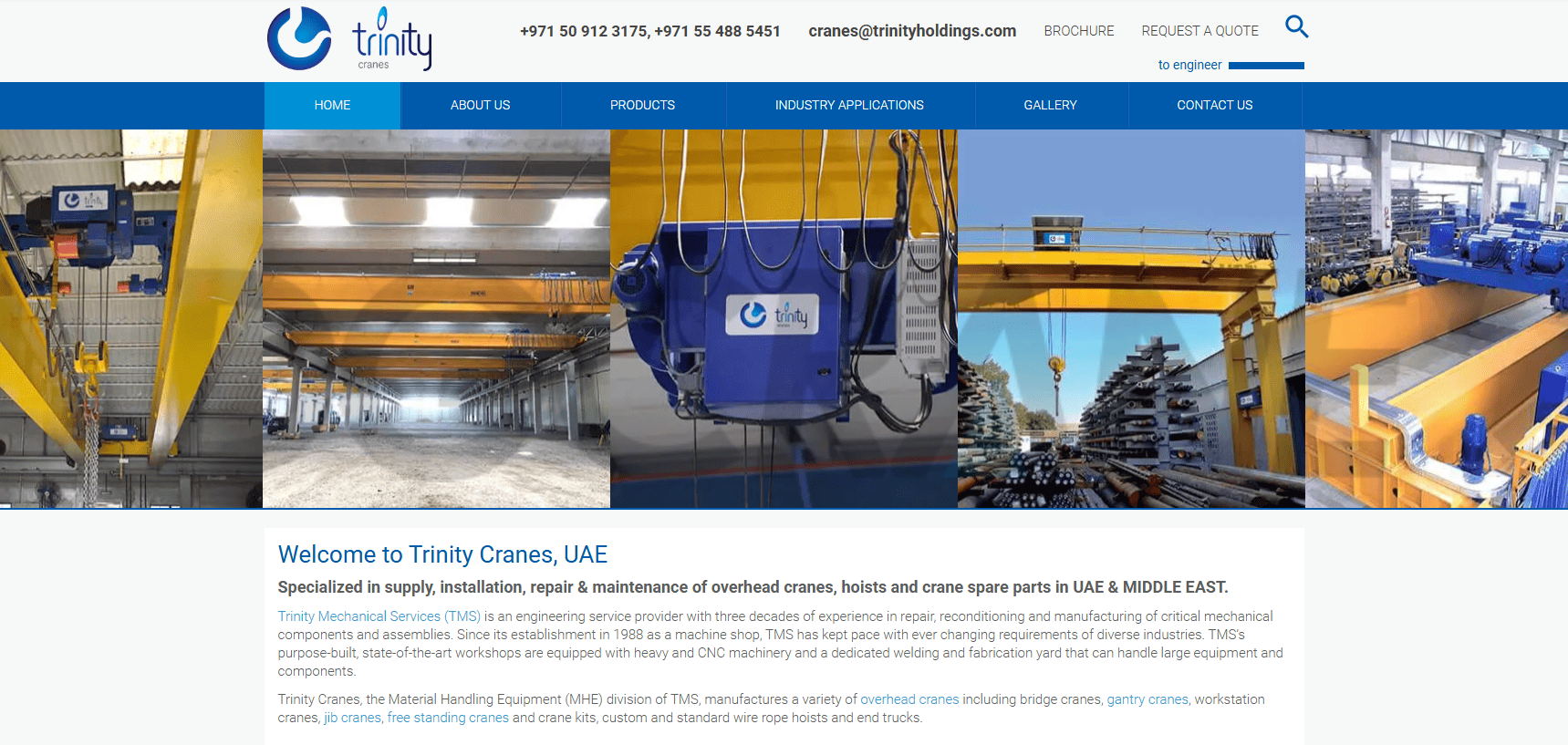 Cranes za Utatu