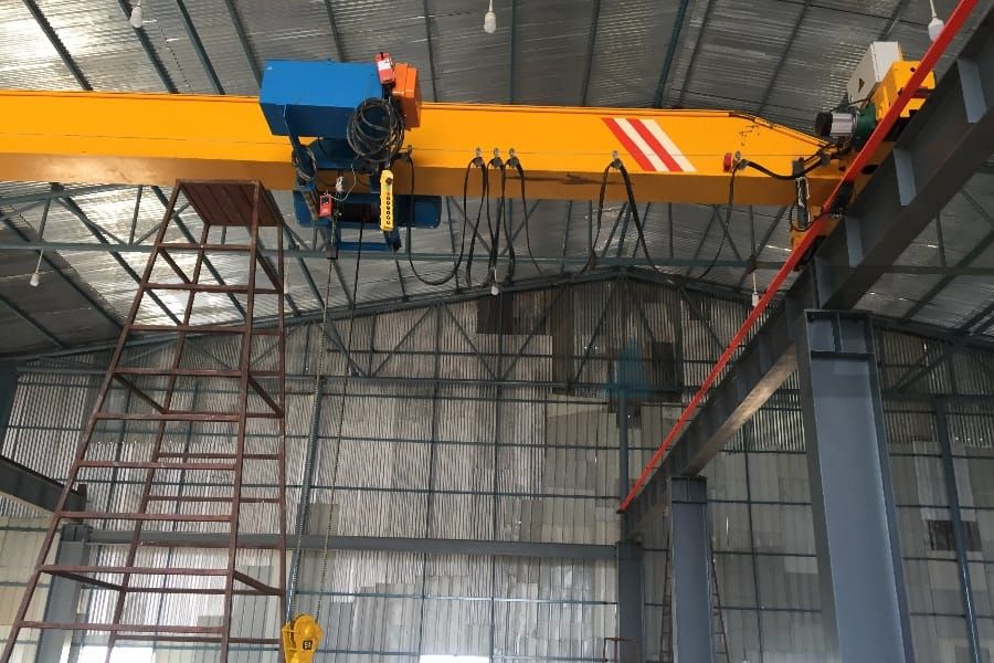 5-tons LDC-traverskran och stålkonstruktioner till Indien 2