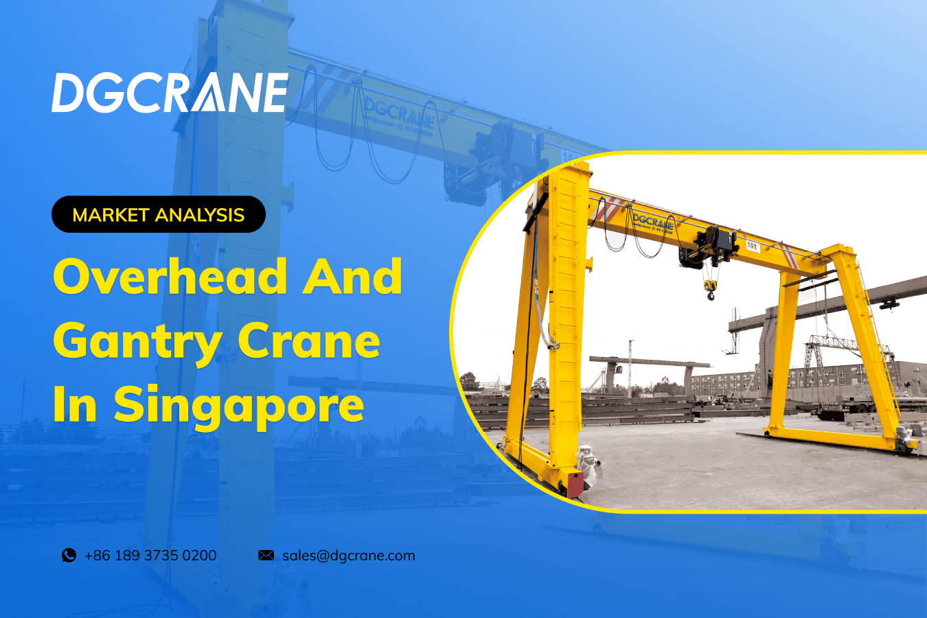 Pont roulant et portique à Singapour filigranés